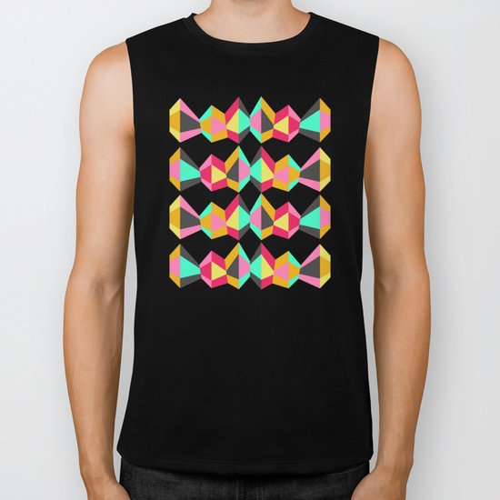 Geometric#18 Biker Tank