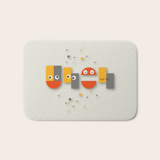 Cute is your uh oh Bath Mat
