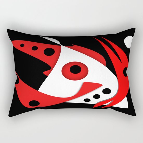 Abstract #354 Rectangular Pillow