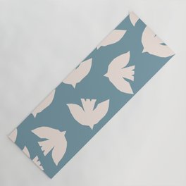 Henri Matisse Inspired Flying Doves Bird Pattern Yoga Mat