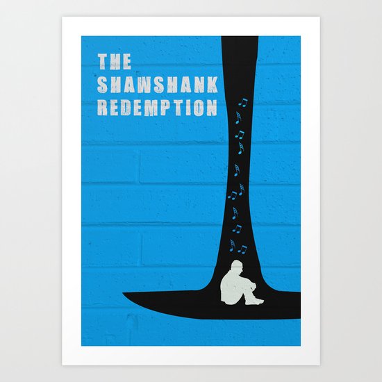 The Shawshank Redemption Abstract Minimalist Art Print