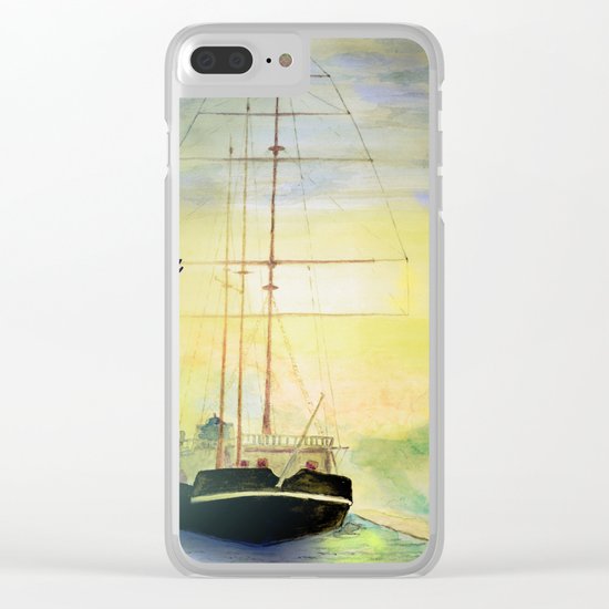 Without goals and plans Clear iPhone Case