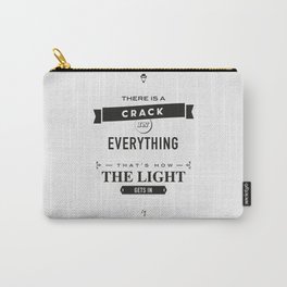 Leonard Cohen, Motivational Quote Carry-All Pouch