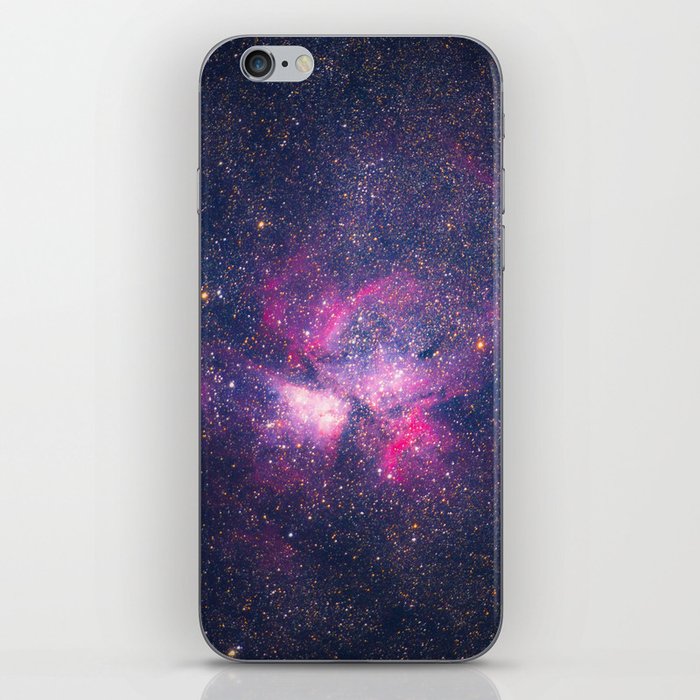 Purple Cosmic Star Galaxy iPhone Skin