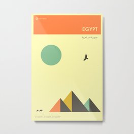 EGYPT TRAVEL POSTER Metal Print