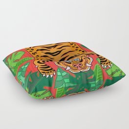 Tibetan Jungle Tiger Floor Pillow