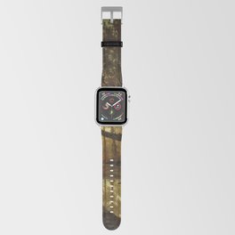 Rocky scene with trees vintage Apple Watch Band