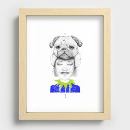 Mystic Pug Recessed Framed Print