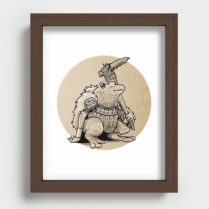 The Brute (Frog-Fighter Friday 10/02/2020) Recessed Framed Print