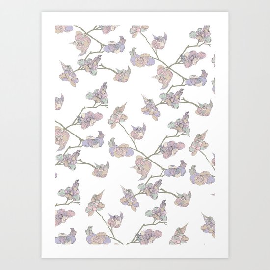 Birdie Bird Art Print