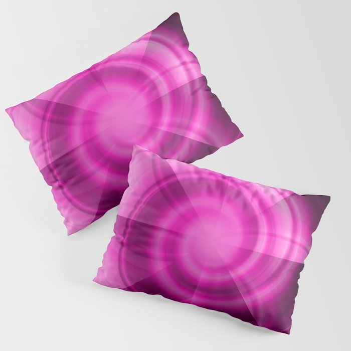 Pink & Purple Windmill Pillow Sham