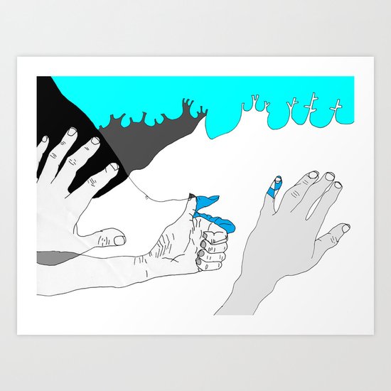 In case you were wondering. Art Print
