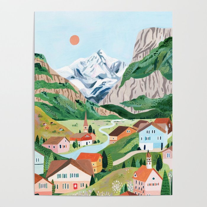 Grindelwald Switzerland Poster