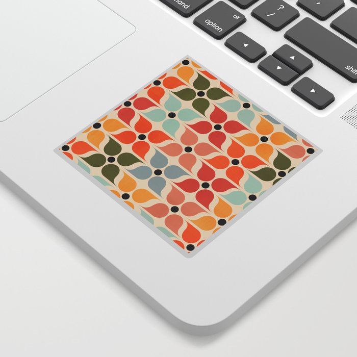 Old times geometry pattern Sticker