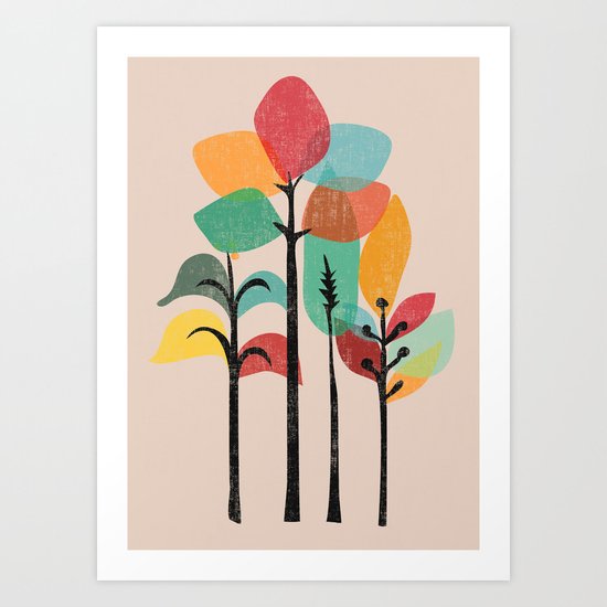 Tropical Groove Art Print
