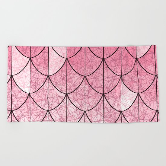 Mermaid scales. Abstract. Beach Towel