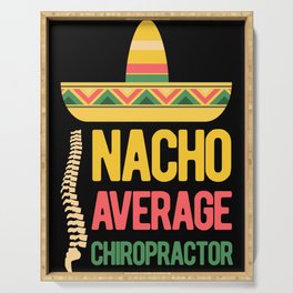 Funny Chiropractor Chiropractic Serving Tray