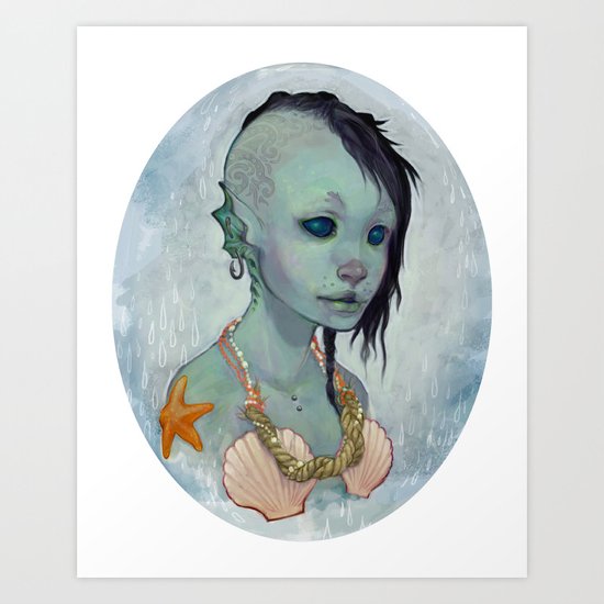A Little Mermaid Art Print