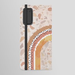 Pixel arch and terrazzo pattern Android Wallet Case