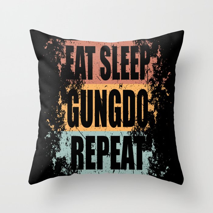 Gungdo Say Funny Throw Pillow