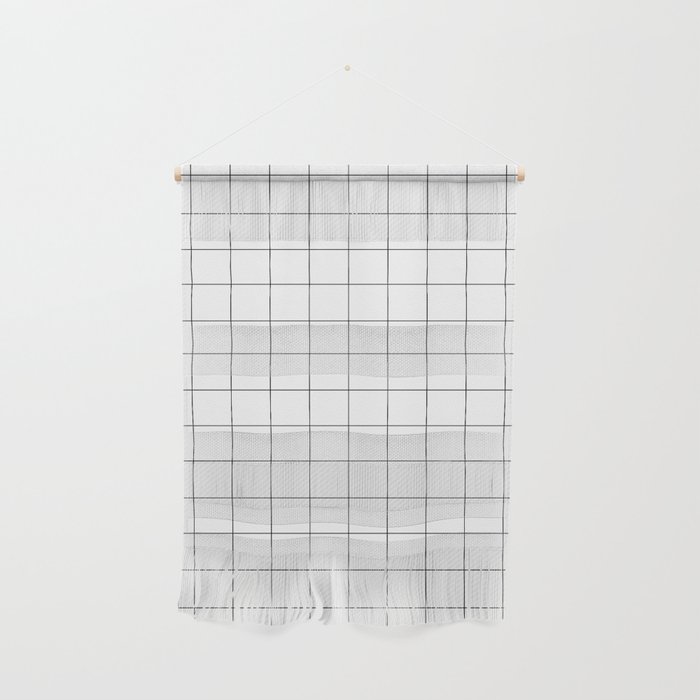 White Grid  /// pencilmeinstationery.com Wall Hanging