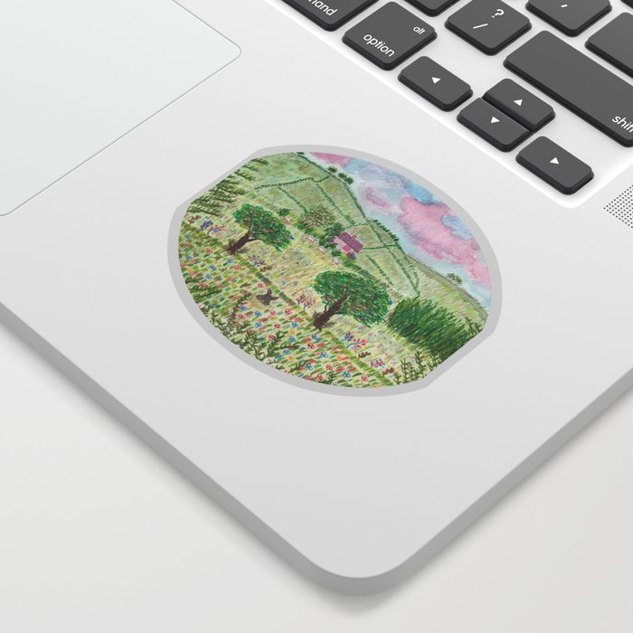 Irish landscape Sticker