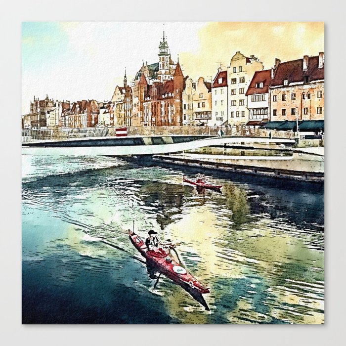 Gdansk Poland Canvas Print