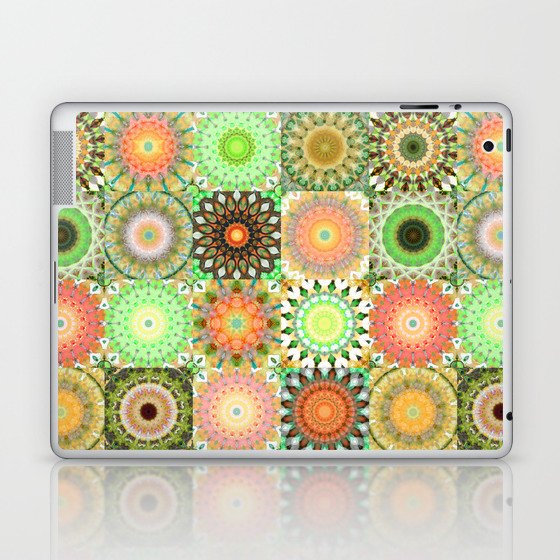 Mandala Medley 2 Earth Tone Art Laptop & iPad Skin