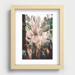 cactus love Recessed Framed Print