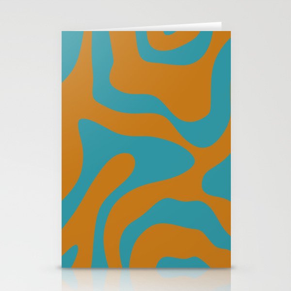 15 Abstract Swirl Shapes 220707 Valourine Digital Design Stationery Cards