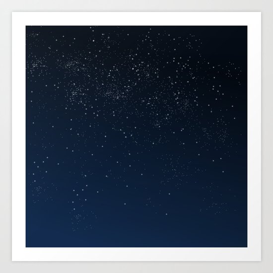 Stars in Space Art Print
