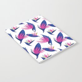 Magenta bird of paradise Notebook