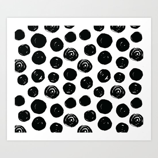 Elegant Like A Dot Art Print