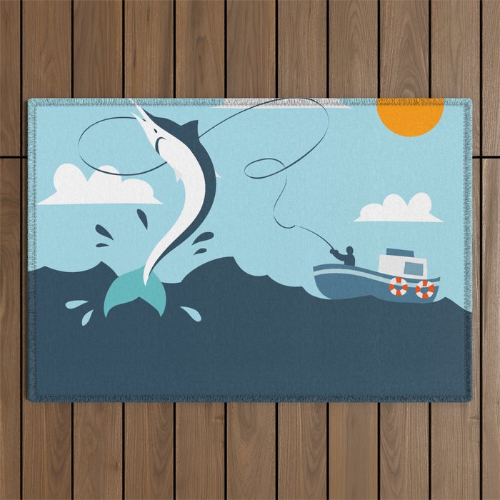 Fishing Passion - Best Sale Design Ever Outdoor Rug