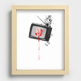TV Recessed Framed Print