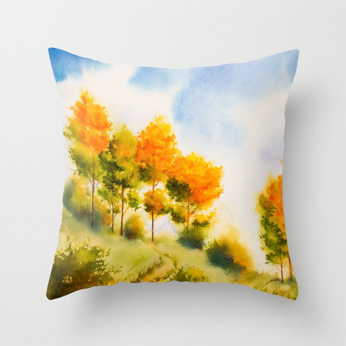 Autumn scenery #18 Throw Pillow