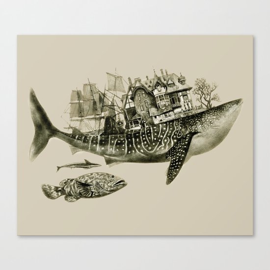 shark Canvas Print