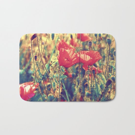 Morning Light - Poppy Field Bath Mat