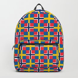Mix of flag: norway and sweden Backpack | Hamsun, Graphicdesign, Sweden, Oslo, Scandinavia, Norsk, Sverige, Swedish, Nordic, Scandinavian 