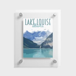 Lake Louise Alberta Floating Acrylic Print