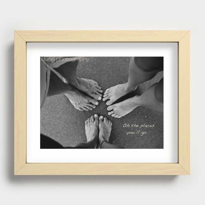 Oh The Places You'll Go Recessed Framed Print