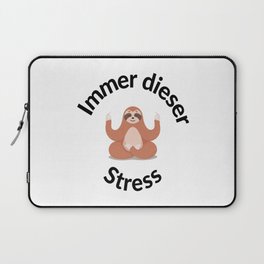 Always This Stress Funny Sloth Laptop Sleeve