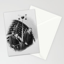 Theodore Roosevelt Speaking From A Platform - 1911 Stationery Card