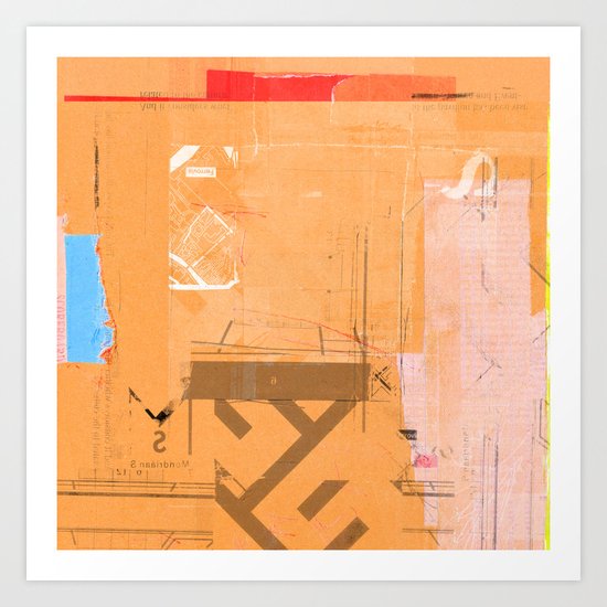 CROSS OUT #33 Art Print