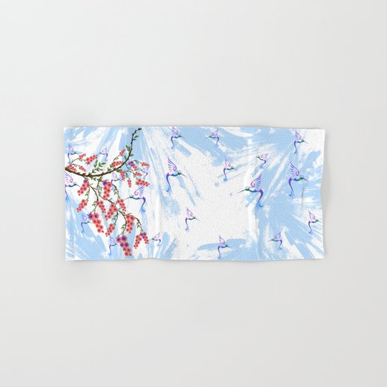 Blue bird Hand & Bath Towel