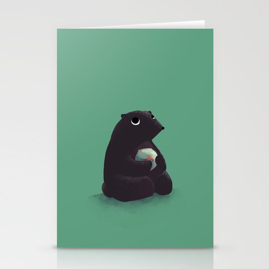 Goldfish makes the best company Stationery Cards
