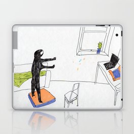 in the virtual reality suit Laptop & iPad Skin