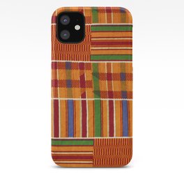 Ethnic African Kente Cloth Pattern iPhone Case