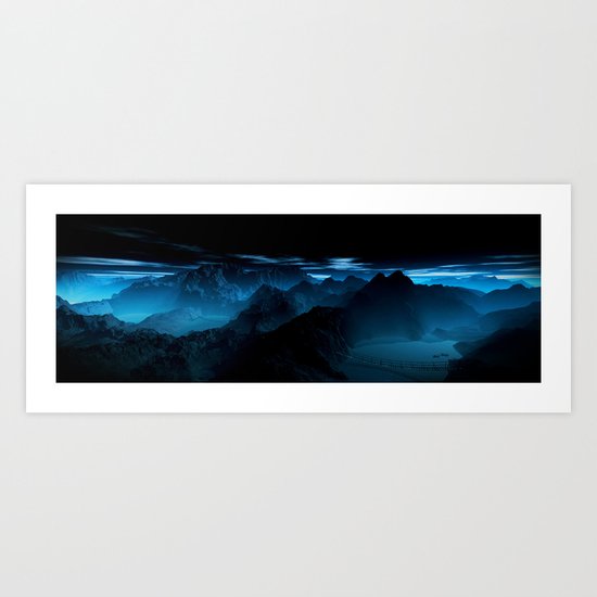 Dark Valley Art Print