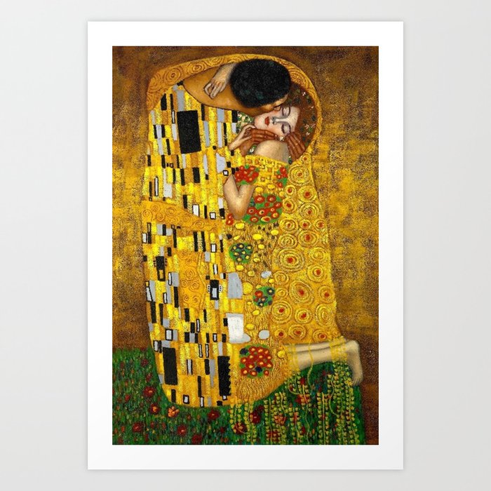 The Kiss Painting Gustav Klimt Kunstdrucke The Kiss Painting Gustav Klimt Kunstdrucke